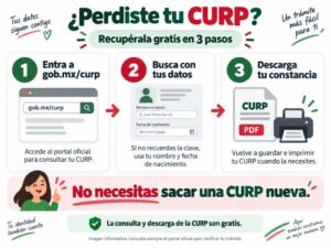 Cómo recuperar la CURP si perdiste la constancia