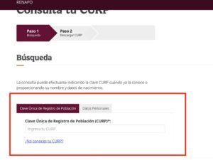 Cómo consultar tu CURP en línea en el portal oficial