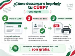Cómo descargar la CURP gratis en PDF paso a paso