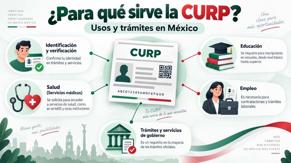 para que sirve el curp en mexico