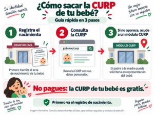 Cómo sacar la CURP de un bebé paso a paso